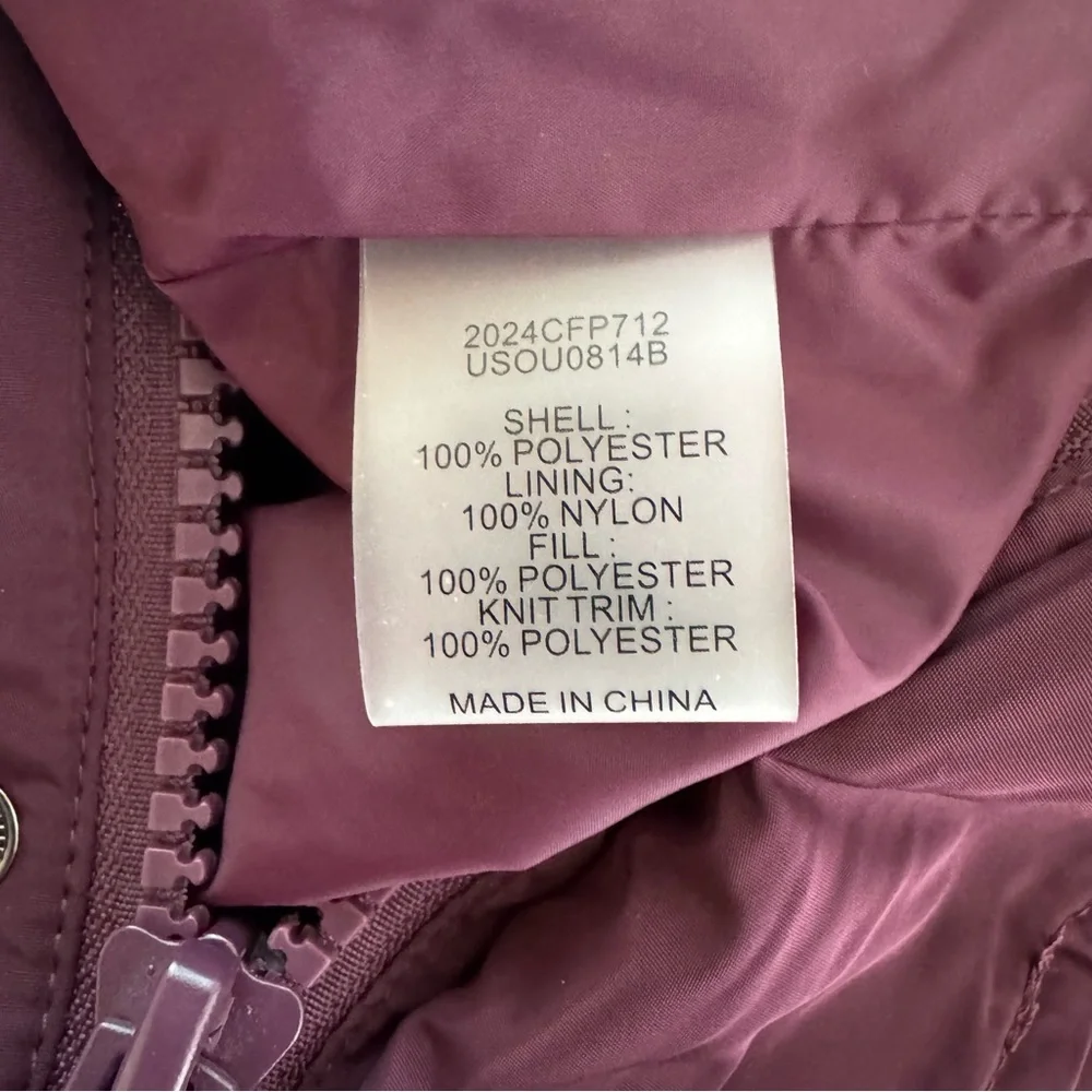 Universal Standard Everest 2 Long Puffer Coat In Gamay Size 4XS (00-0)